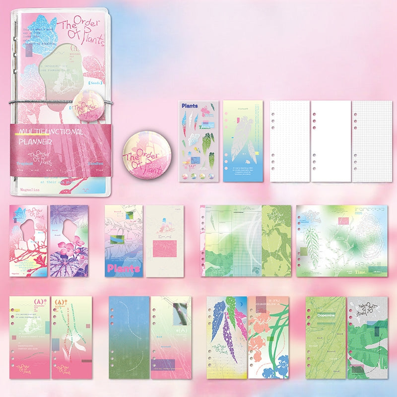 Botanical Oil Painting Traveler's Notebook