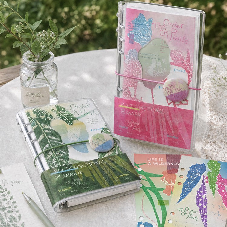 Botanical Oil Painting Traveler's Notebook