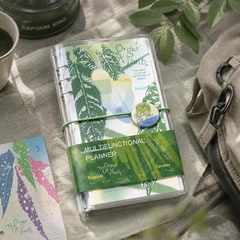 Botanical Oil Painting Traveler's Notebook
