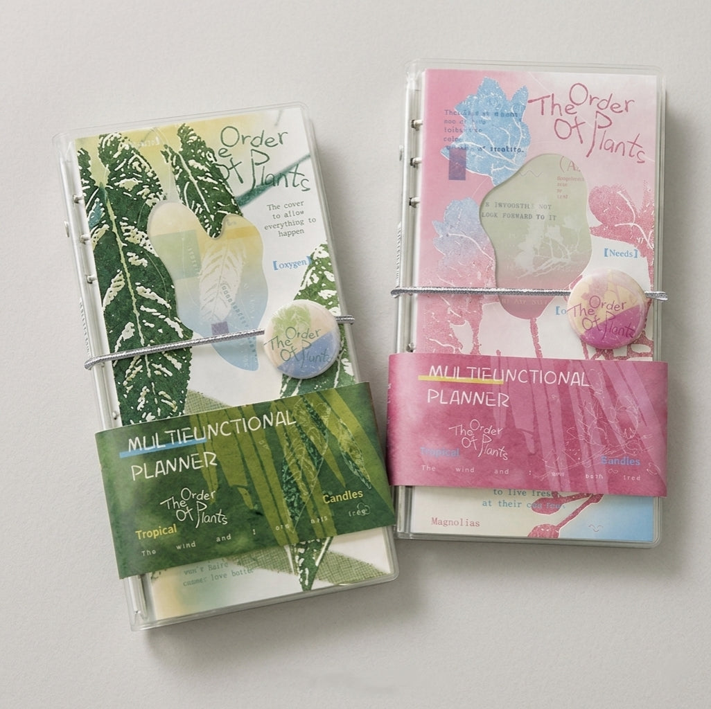 Botanical Oil Painting Traveler's Notebook